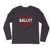 Work Ballet Repeat Long Sleeve Fitted Crew - Image 2