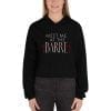 Meet Me At The Barre Crop Hoodie