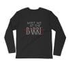 Meet Me At the Barre Long Sleeve Fitted Crew
