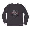 Meet Me At the Barre Long Sleeve Fitted Crew - Image 2